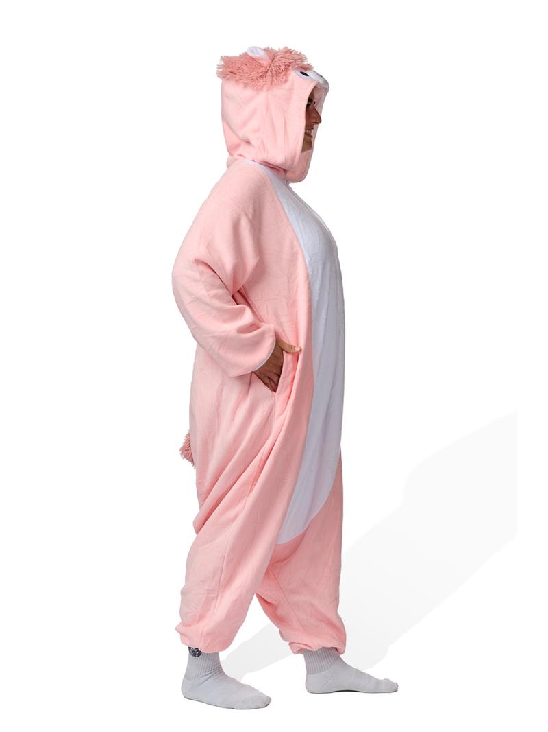 Alpaca Shagy Animal Kigurumi Adult Onesie Costume Pajamas Side KIGU-KG-054