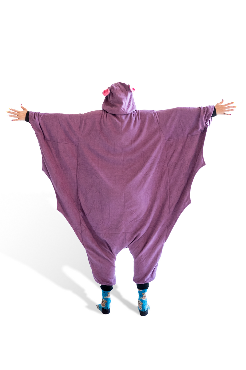 Bat Animal Kigurumi Adult Onesie Costume Pajamas Back KIGU-KG-036