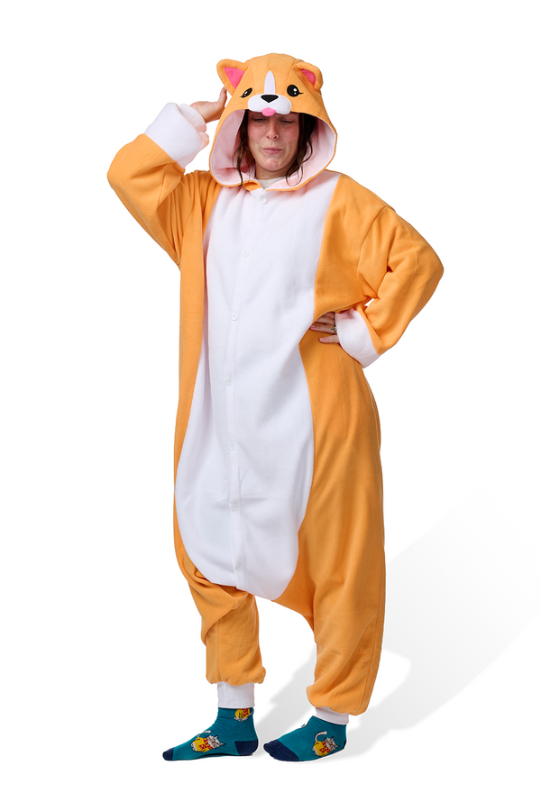 Corgi Kigurumi Adult Onesie Costume Pajamas Main KIGU-KG-052_4f8c1ba4-47d5-4059-b7d8-64ad40c755f7