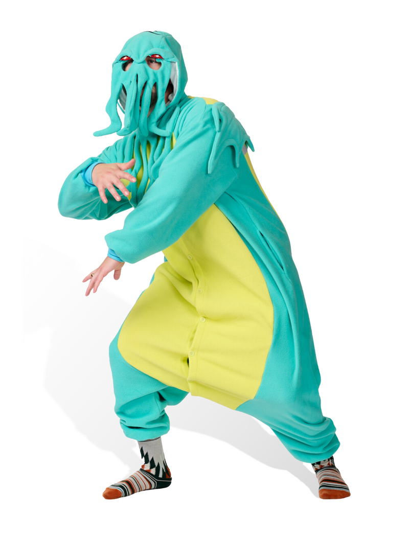 Cthulhu Animal Kigurumi Adult Onesie Costume Pajamas Main1 KIGU-KG-010