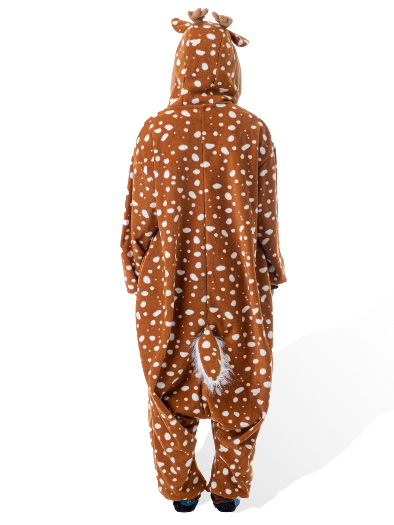 Deer Animal Kigurumi Adult Onesie Costume Pajamas Back KIGU-KG-003