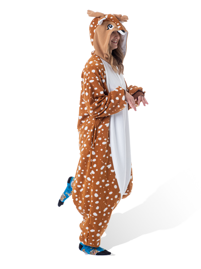 Deer Animal Kigurumi Adult Onesie Costume Pajamas Main3 KIGU-KG-003