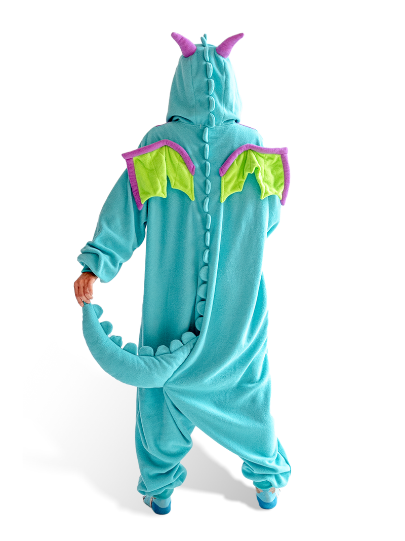 Dragon Animal Kigurumi Adult Onesie Costume Pajamas Back KIGU-KG-030