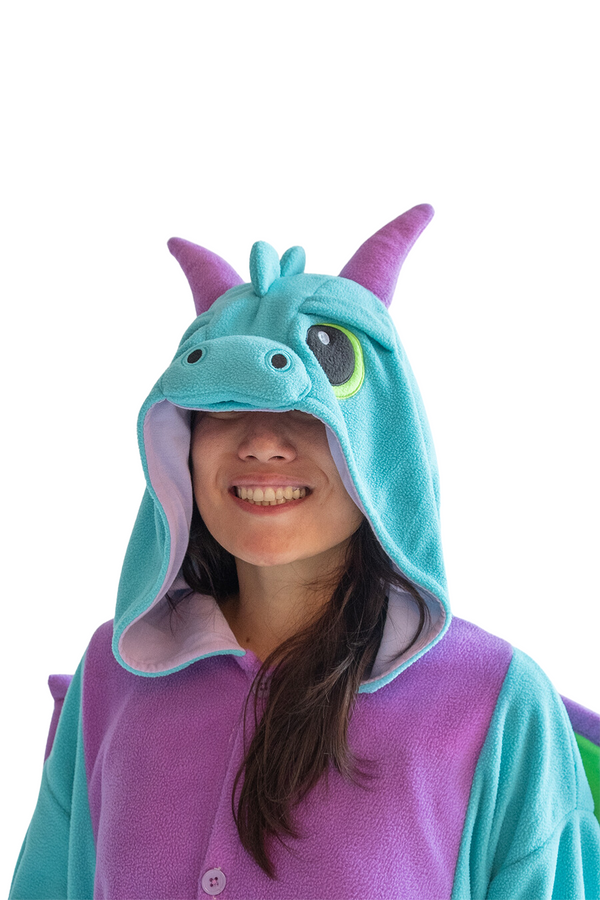 Dragon Animal Kigurumi Adult Onesie Costume Pajamas Hood KIGU-KG-030