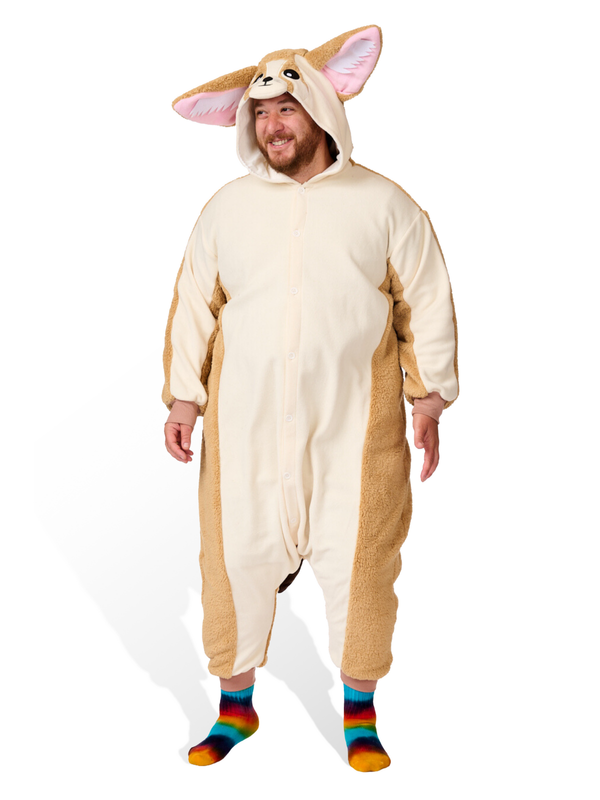 Fennec Animal Kigurumi Adult Onesie Costume Pajamas Main KIGU-KG-011