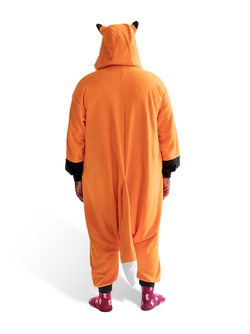 Fox Animal Kigurumi Adult Onesie Costume Pajamas Back KIGU-KG-014