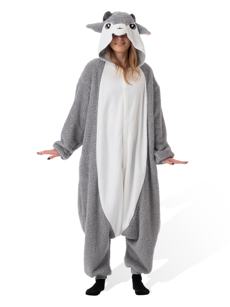 Goat Animal Kigurumi Adult Onesie Costume Pajamas Main KIGU-KG-004