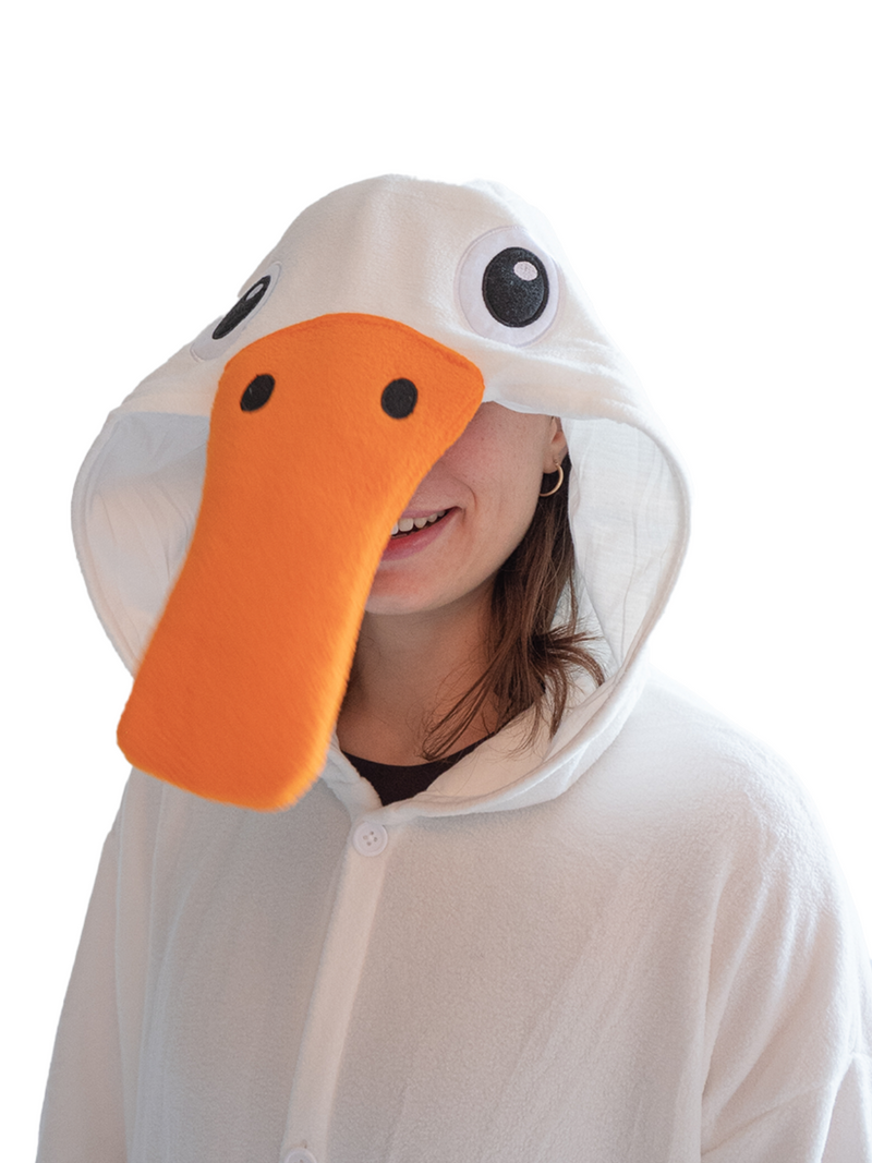 Goose Animal Kigurumi Adult Onesie Costume Pajamas Hood KIGU-KG-024