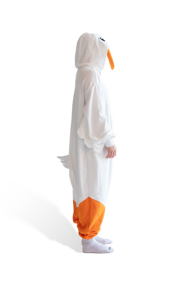 Goose Animal Kigurumi Adult Onesie Costume Pajamas Side Left KIGU-KG-024_e3870fe9-44a5-4342-8a8b-d5b64bd10249