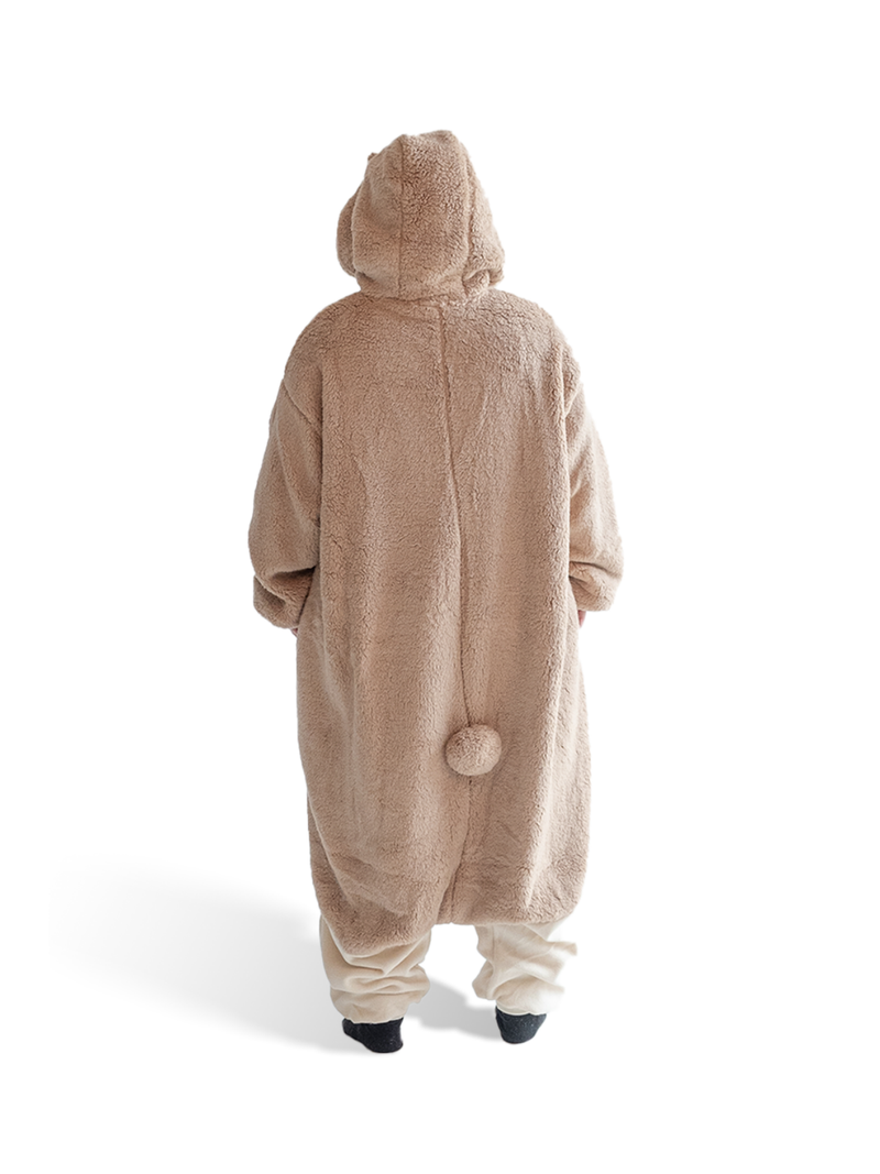 Hedgehog Animal Kigurumi Adult Onesie Costume Pajamas Back KIGU-KG-034