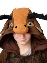 Moose Kigurumi Adult Onesie Costume Pajamas Hood KIGU-KG-025