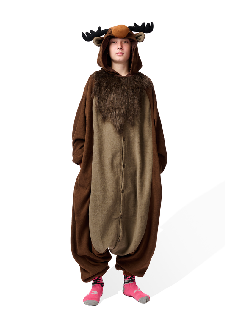 Moose Kigurumi Adult Onesie Costume Pajamas Main KIGU-KG-025