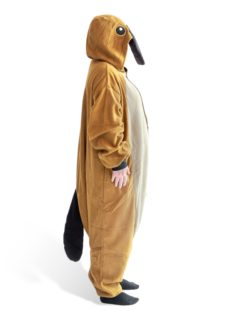 Platypus Animal Kigurumi Adult Onesie Costume Pajamas Side Left KIGU-KG-027