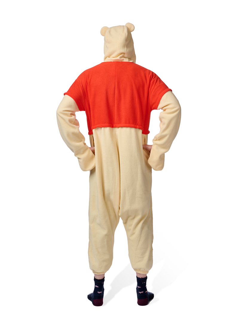 Pooh Kigurumi Adult Onesie Costume Pajamas Back KIGU-KG-047