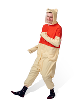 Pooh Kigurumi Adult Onesie Costume Pajamas Main3 KIGU-KG-047