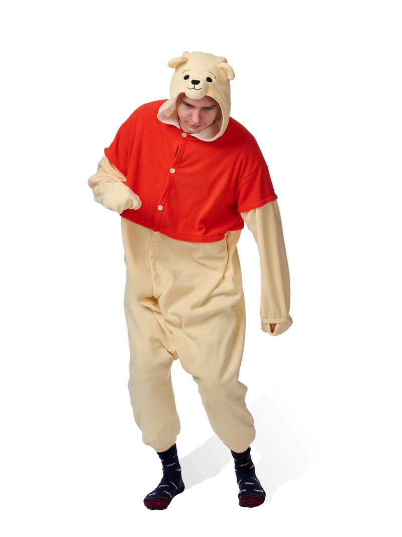 Pooh Kigurumi Adult Onesie Costume Pajamas Main KIGU-KG-047