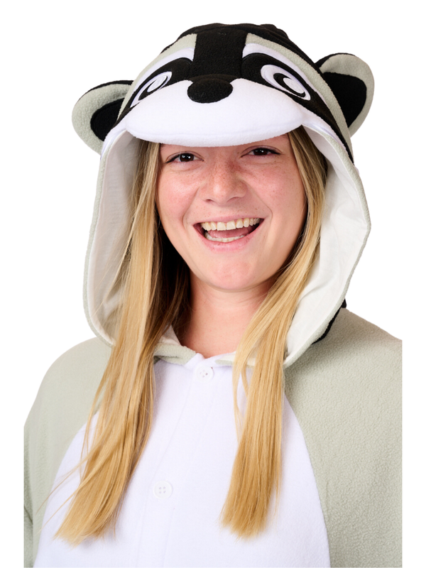 Raccoon Animal Kigurumi Adult Onesie Costume Pajamas Hood KIGU-KG-007