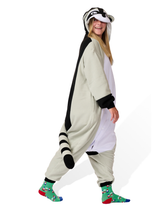 Raccoon Animal Kigurumi Adult Onesie Costume Pajamas Main3 KIGU-KG-007