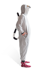 Ring-Tailed Lemur Animal Kigurumi Adult Onesie Costume Pajamas Side Left KIGU-KG-033