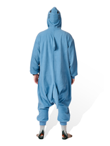 Shark Animal Kigurumi Adult Onesie Costume Pajamas Back KIGU-KG-008