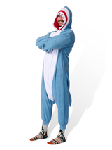 Shark Animal Kigurumi Adult Onesie Costume Pajamas Main2 KIGU-KG-008