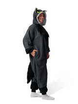 Werewolf Kigurumi Adult Onesie Costume Pajamas Side Left KIGU-KG-023