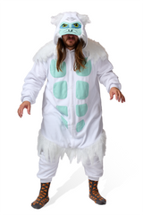 Yeti Animal Kigurumi Adult Onesie Costume Pajamas Main2 KIGU-KG-021Y